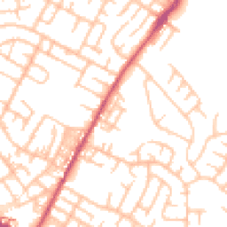 Daytime road noise heatmap for ST3 5TG