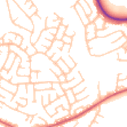Daytime road noise heatmap for ST3 5UG