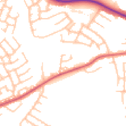 Daytime road noise heatmap for ST3 5XJ