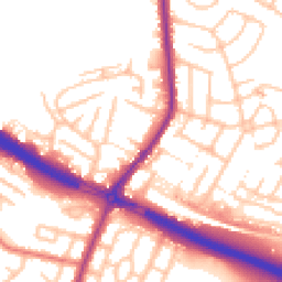 Daytime road noise heatmap for ST3 6AL