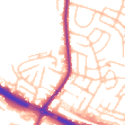 Daytime road noise heatmap for ST3 6AS