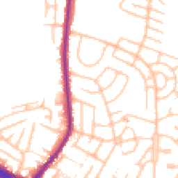 Daytime road noise heatmap for ST3 6BE