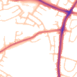 Daytime road noise heatmap for ST3 6BF
