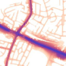 Daytime road noise heatmap for ST3 6DF