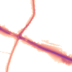 Night-time road noise heatmap for ST3 6DF