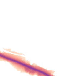 Night-time road noise heatmap for ST3 6JB