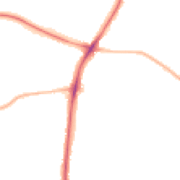 Night-time road noise heatmap for ST3 6NA