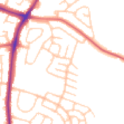 Daytime road noise heatmap for ST3 6NR
