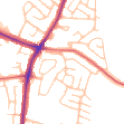 Daytime road noise heatmap for ST3 6PF