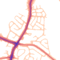 Daytime road noise heatmap for ST3 6PX