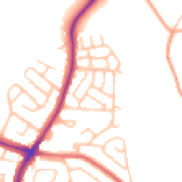 Daytime road noise heatmap for ST3 6QS