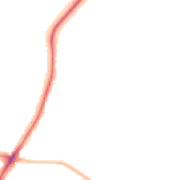 Night-time road noise heatmap for ST3 6QU