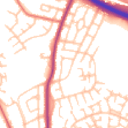 Daytime road noise heatmap for ST3 7AT