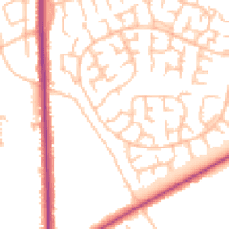 Daytime road noise heatmap for ST3 7FE