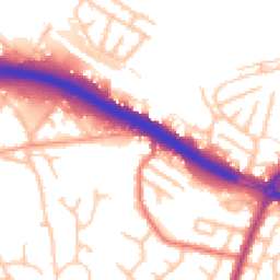 Daytime road noise heatmap for ST3 7JG