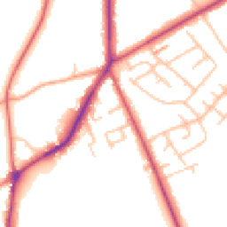 Daytime road noise heatmap for ST3 7PA