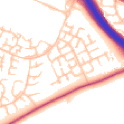 Daytime road noise heatmap for ST3 7QS