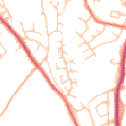 Daytime road noise heatmap for ST3 7TD