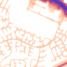 Daytime road noise heatmap for ST3 7TZ