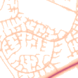 Daytime road noise heatmap for ST3 7UJ