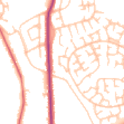 Daytime road noise heatmap for ST3 7WH