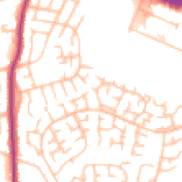 Daytime road noise heatmap for ST3 7XJ