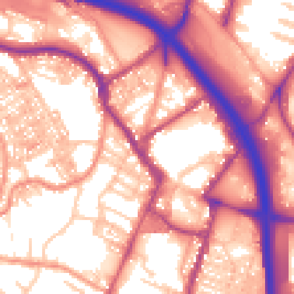 Daytime road noise heatmap for ST4 1AR