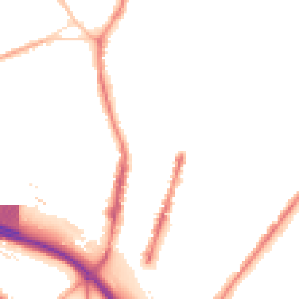 Night-time road noise heatmap for ST4 2DT