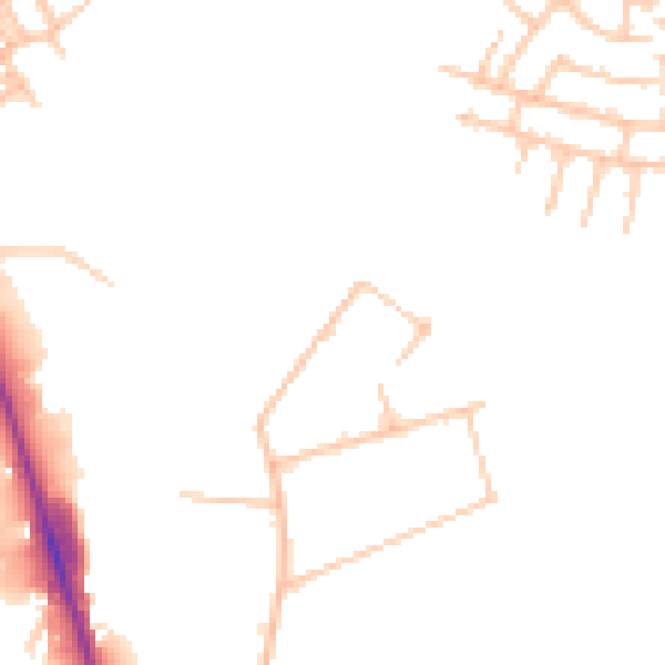 Daytime road noise heatmap for ST4 2TF