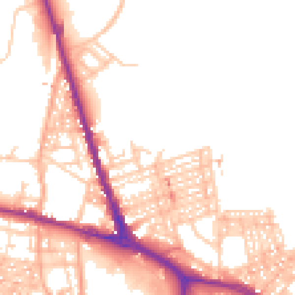Daytime road noise heatmap for ST4 2XL