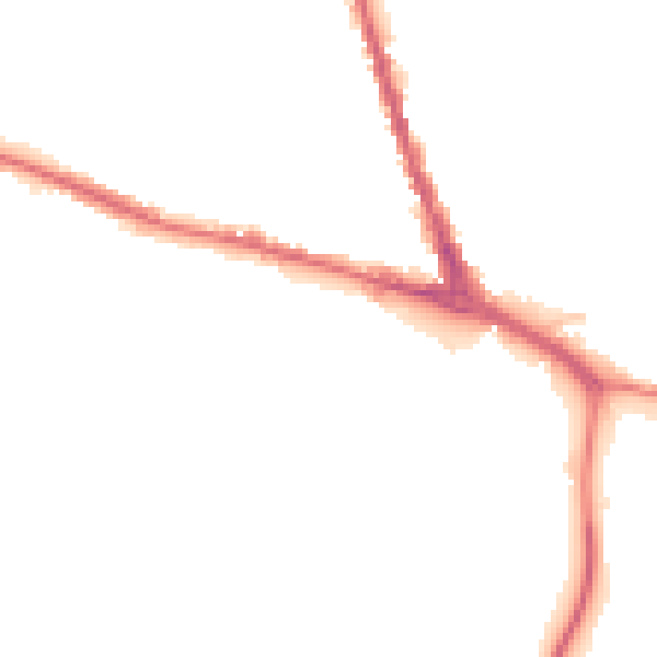 Night-time road noise heatmap for ST4 3AF