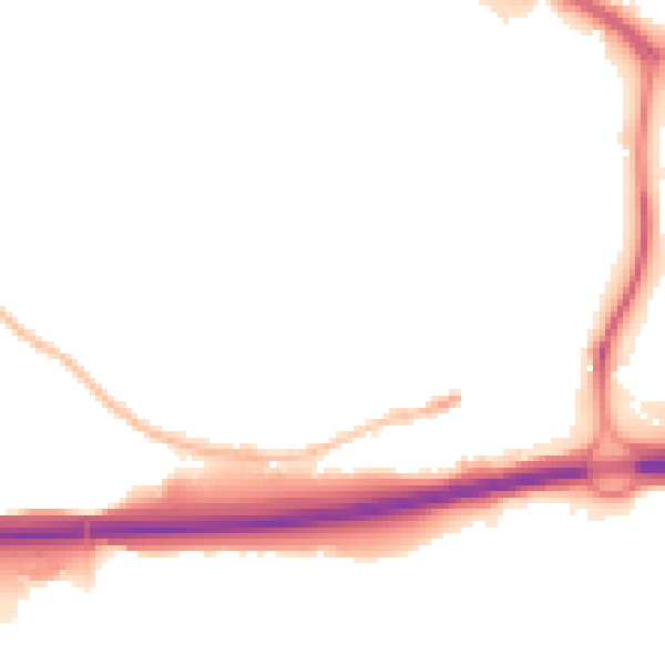 Night-time road noise heatmap for ST4 3FD