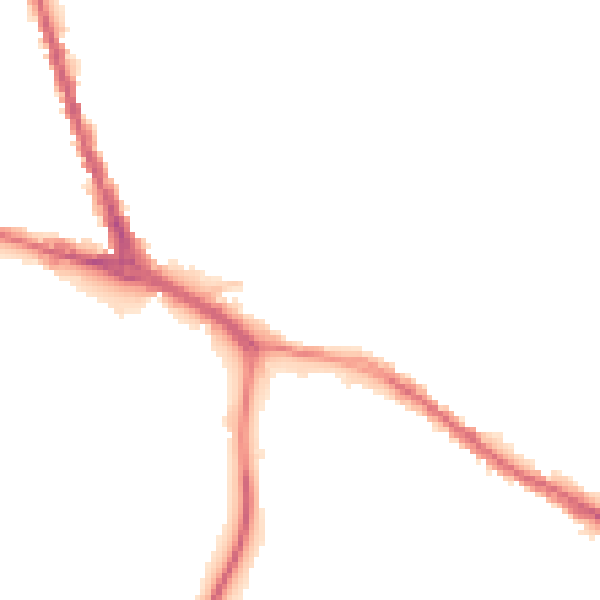 Night-time road noise heatmap for ST4 3JF