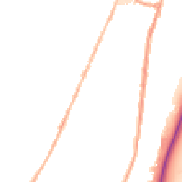 Night-time road noise heatmap for ST4 4DJ