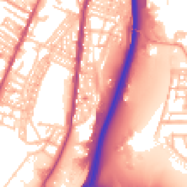 Daytime road noise heatmap for ST4 4HD