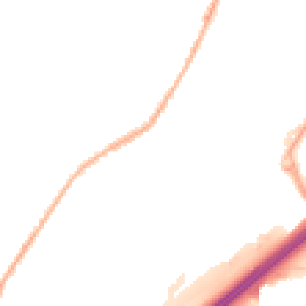 Night-time road noise heatmap for ST4 5BB
