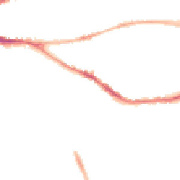 Night-time road noise heatmap for ST4 6AY