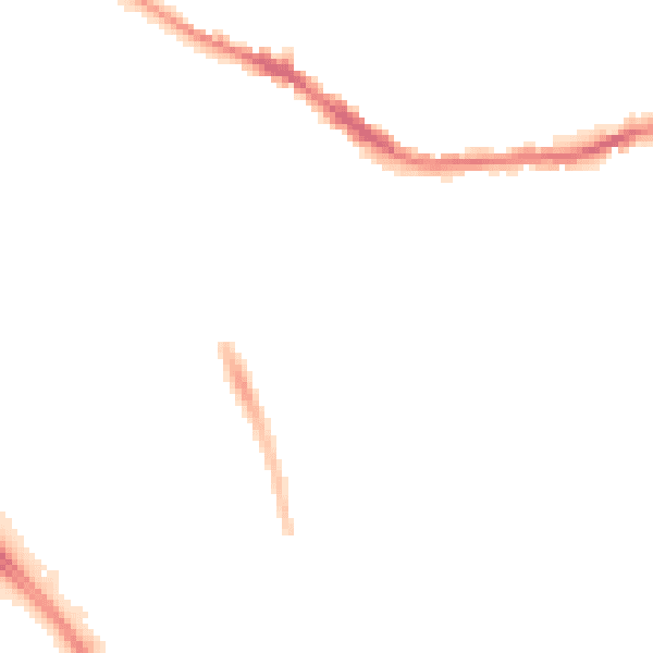 Night-time road noise heatmap for ST4 6QT