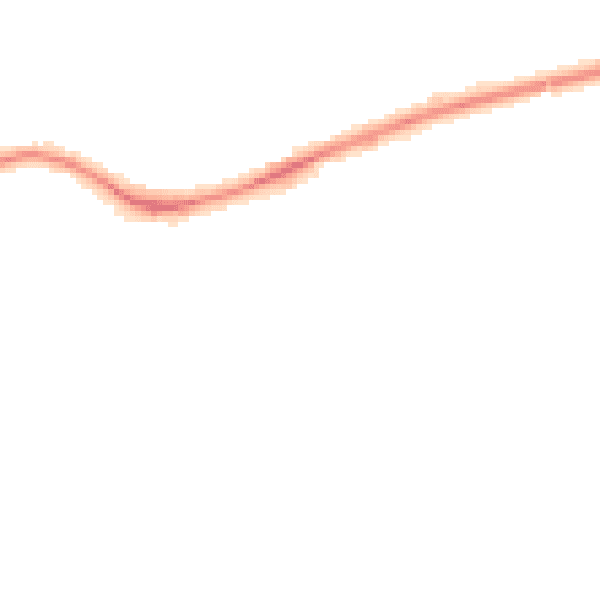 Night-time road noise heatmap for ST4 8HG
