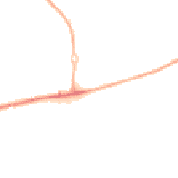 Night-time road noise heatmap for ST4 8HP