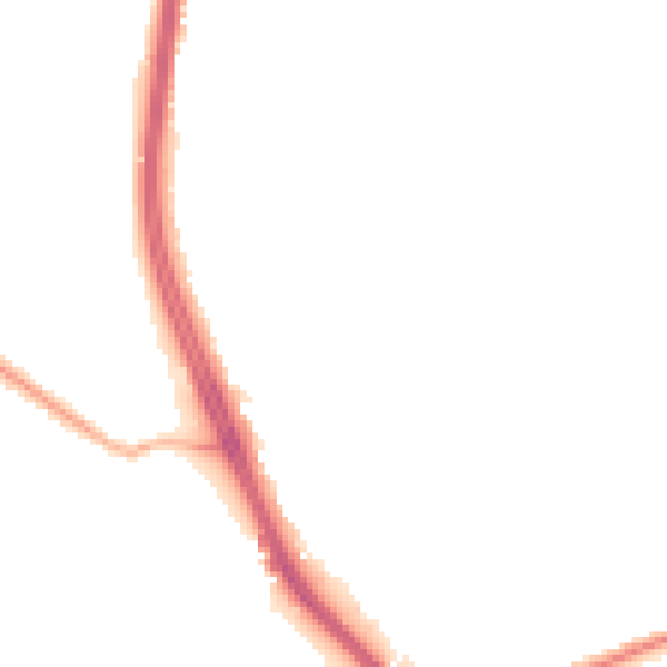 Night-time road noise heatmap for ST4 8PB