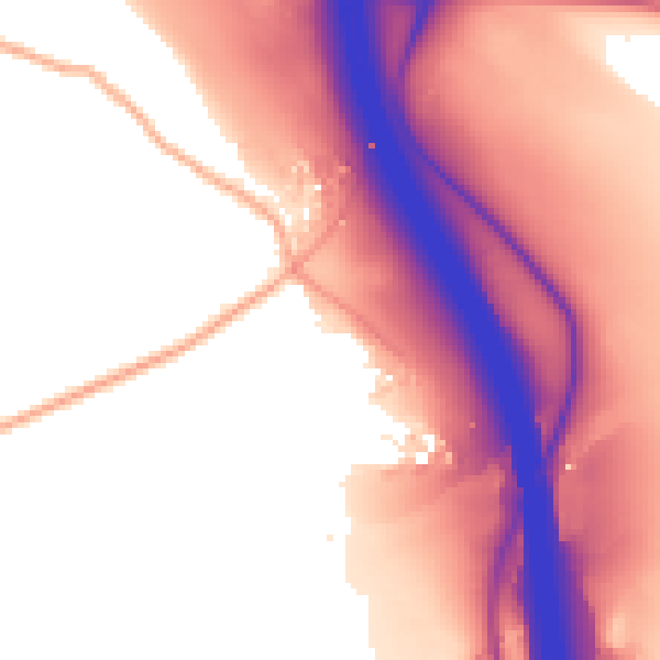 Daytime road noise heatmap for ST4 8SB