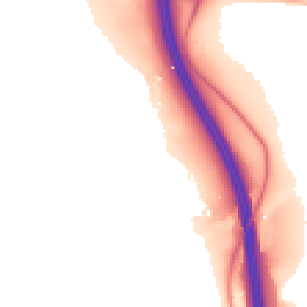 Night-time road noise heatmap for ST4 8SB