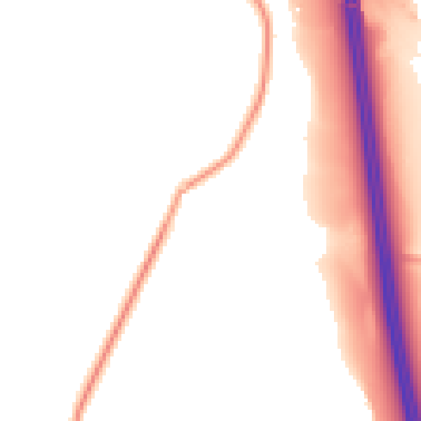 Night-time road noise heatmap for ST4 8SH