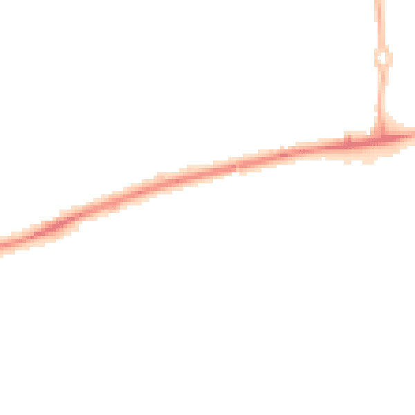 Night-time road noise heatmap for ST4 8YJ
