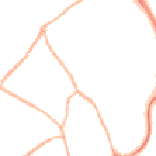 Night-time road noise heatmap for ST5 0BA