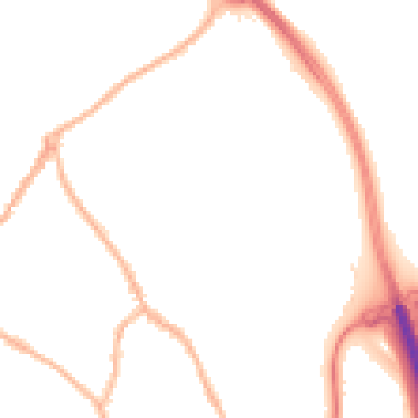 Night-time road noise heatmap for ST5 0DB