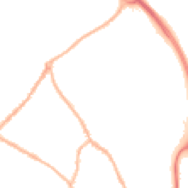 Night-time road noise heatmap for ST5 0DN