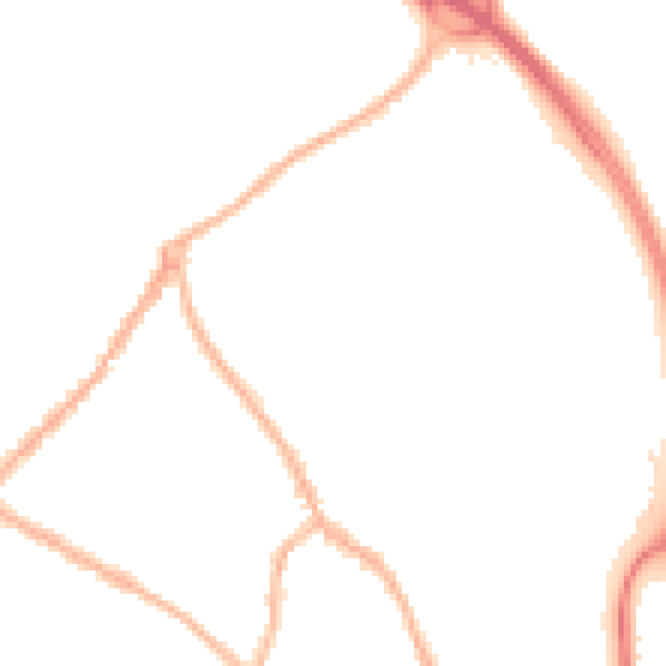 Night-time road noise heatmap for ST5 0DP