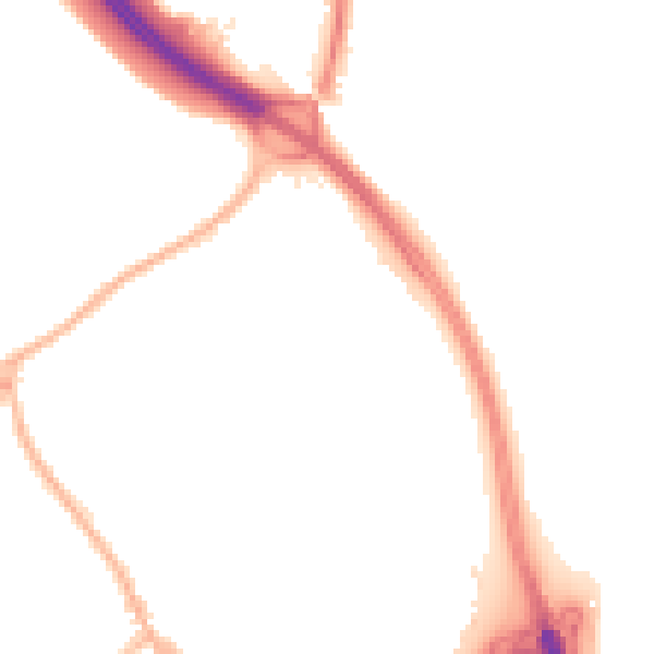 Night-time road noise heatmap for ST5 0DU